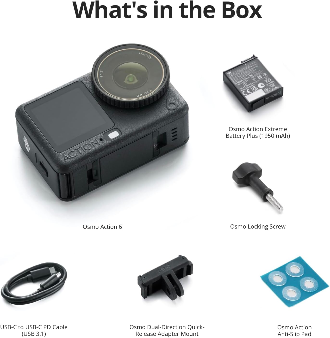 DJI Osmo Action 6 Essential Combo Action Camera – Brand New