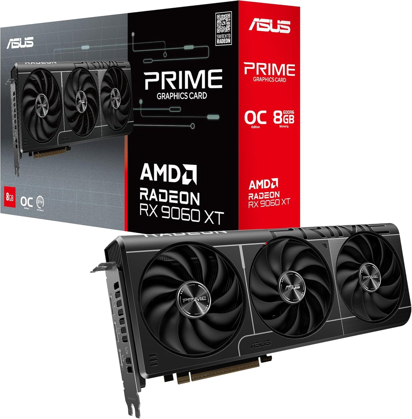 ASUS Radeon RX 9060 XT Prime 8GB OC GDDR6 -Brand New