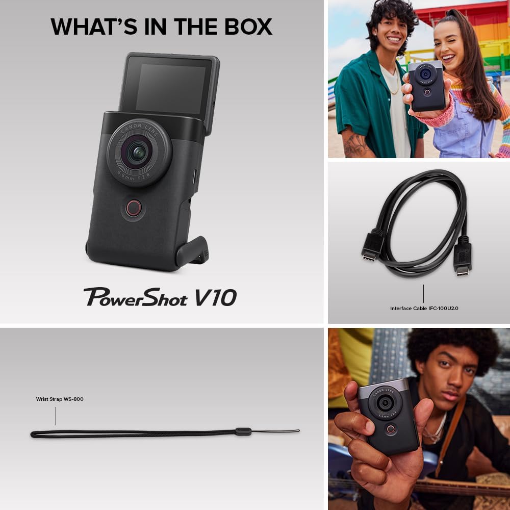 Canon PowerShot V10 4K Ultra HD Vlogging Camera – Brand New