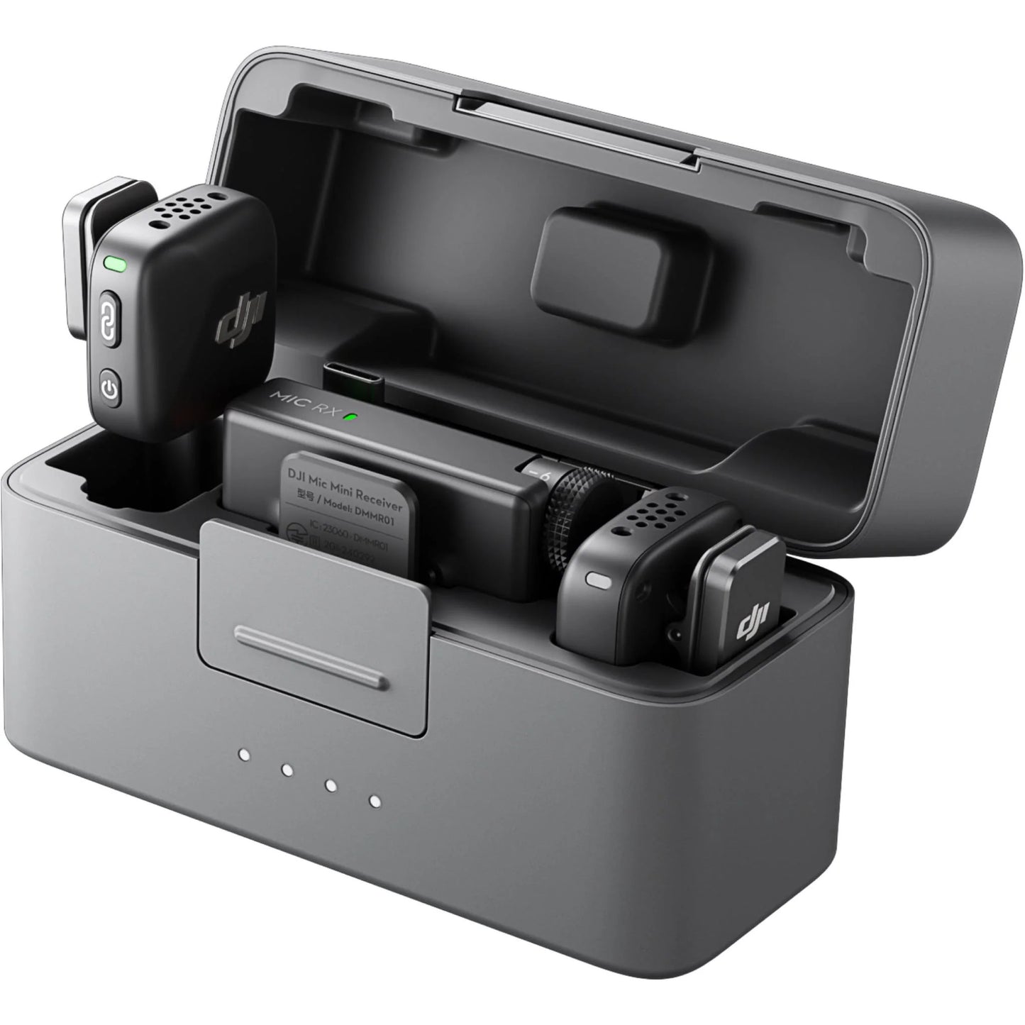 DJI Mic Mini (2 TX + 1 RX + Charging Case) Wireless Lavalier Microphone Vlog New