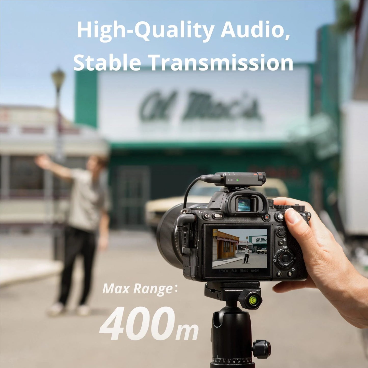 DJI Mic Mini (2 TX + 1 RX + Charging Case) Wireless Lavalier Microphone Vlog New