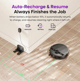 MONSGA MS1 Robot Vacuum Smart Floor Cleaner New Boxed