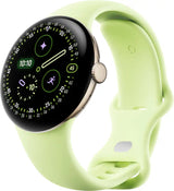 Google Pixel Watch 4 Wi-Fi 41mm Champagne Gold Aluminum Case with Lemongrass Band – Brand New