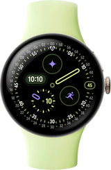 Google Pixel Watch 4 Wi-Fi 41mm Champagne Gold Aluminum Case with Lemongrass Band – Brand New