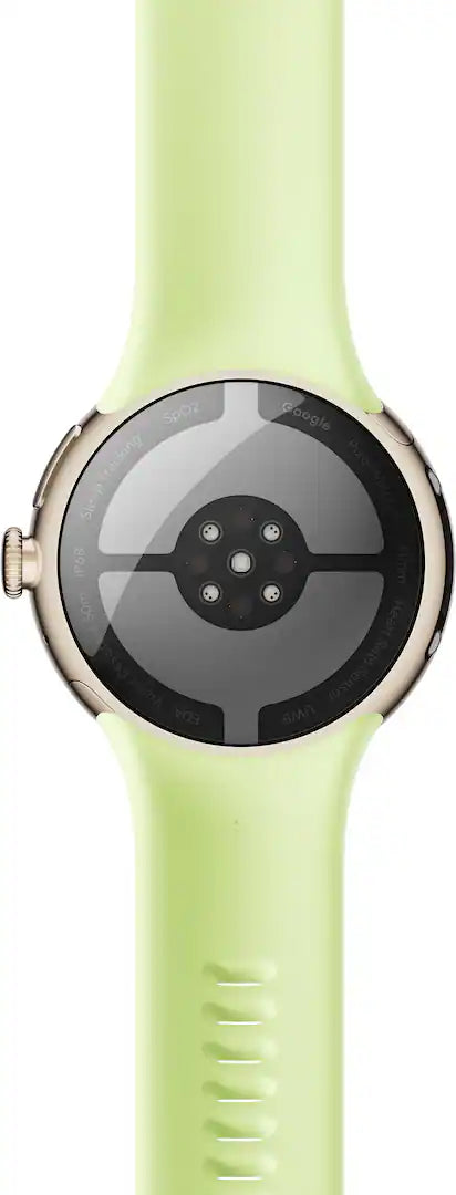Google Pixel Watch 4 Wi-Fi 41mm Champagne Gold Aluminum Case with Lemongrass Band – Brand New