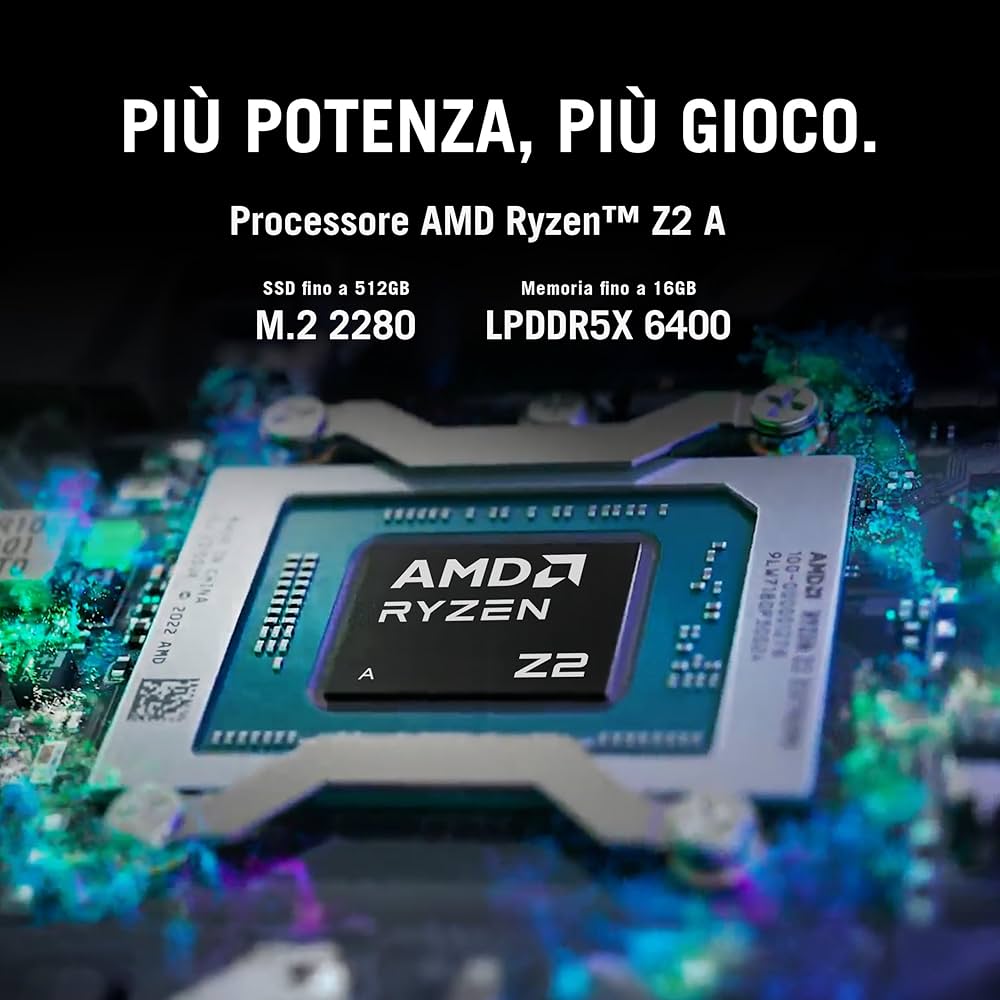 ROG Xbox Ally, 7-inch, 120Hz IPS, AMD Ryzen Z2, 16GB RAM, 512GB SSD, Handheld PC