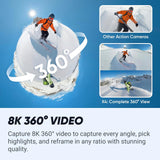Insta360 X4 Action Camera Ski Bundle – Brand New