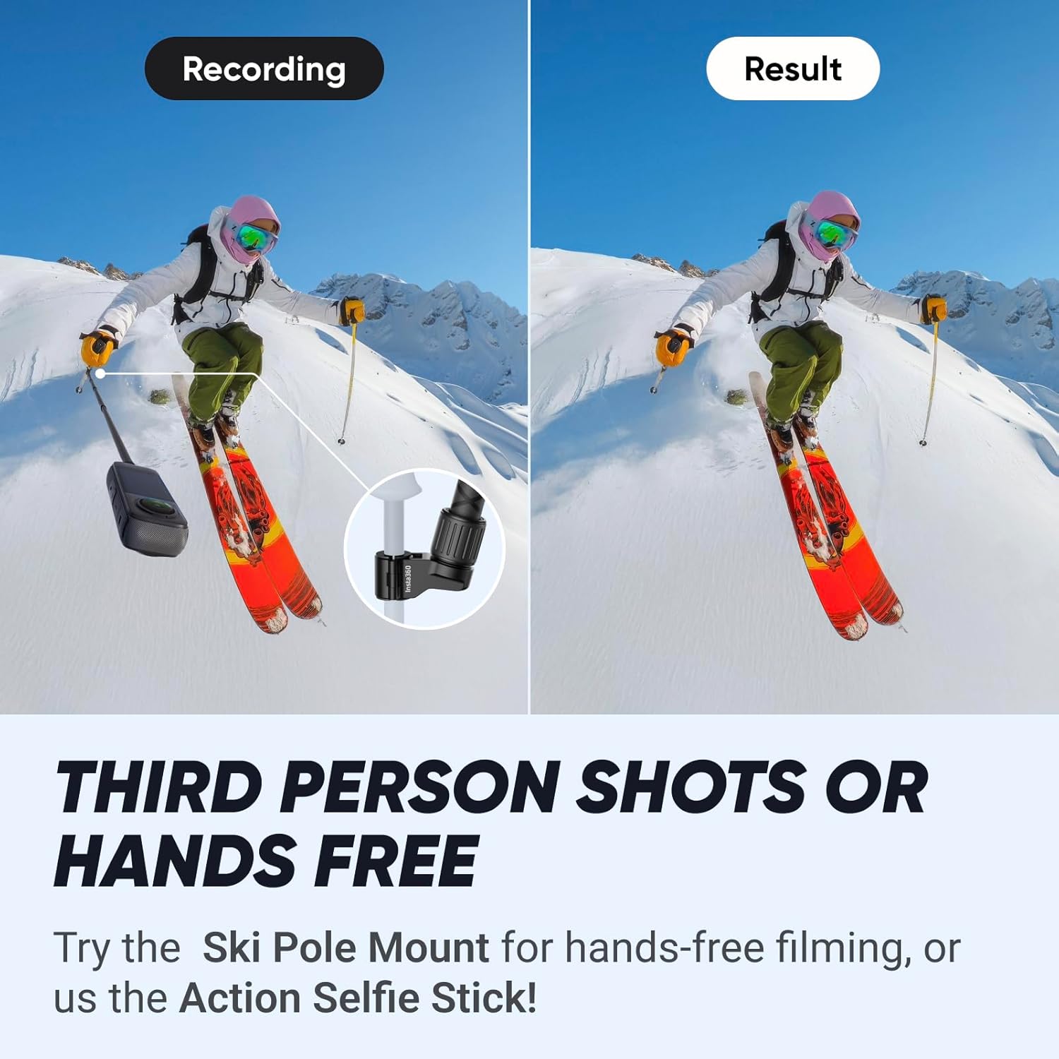 Insta360 X4 Action Camera Ski Bundle – Brand New