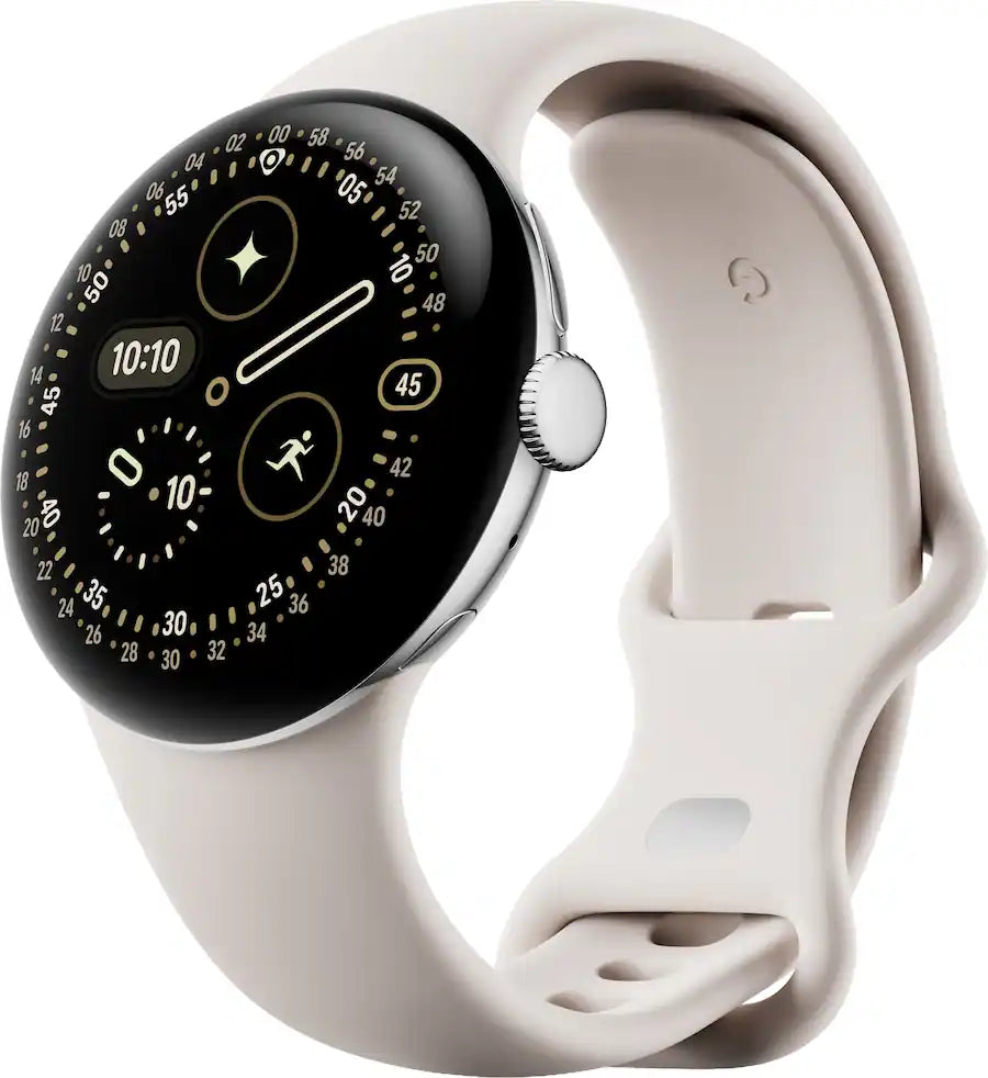 Google Pixel Watch 4 Wi-Fi 41mm Champagne Gold Aluminum Case with Lemongrass Band – Brand New